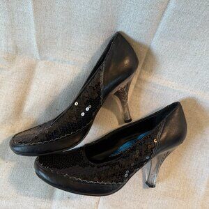 ✨ Jelly Beans Sequin Heels – Size 7.5 ✨